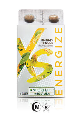 XS™ Energy + Focus, 30 tablets (Three 10-tablet blister packs)